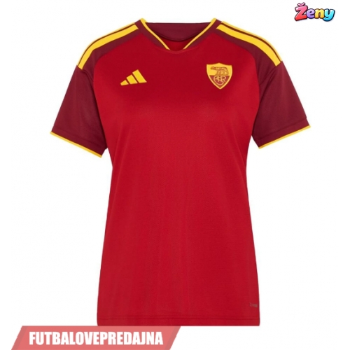 Lacne Ženy Futbalové dres AS Roma Rodrigo Mora #86 2026-27 Krátky Rukáv - Domáci
